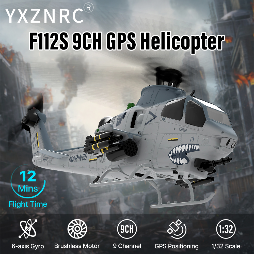 YUXIANG RC Helicopter F112S 9C - Rc Helicopter Gyro recension och pris