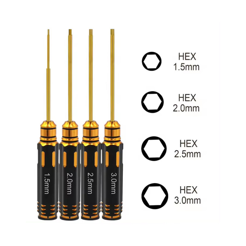 4pcs Hex Screw Driver Set Tita - Rc Helicopter Tool Kit recension och pris