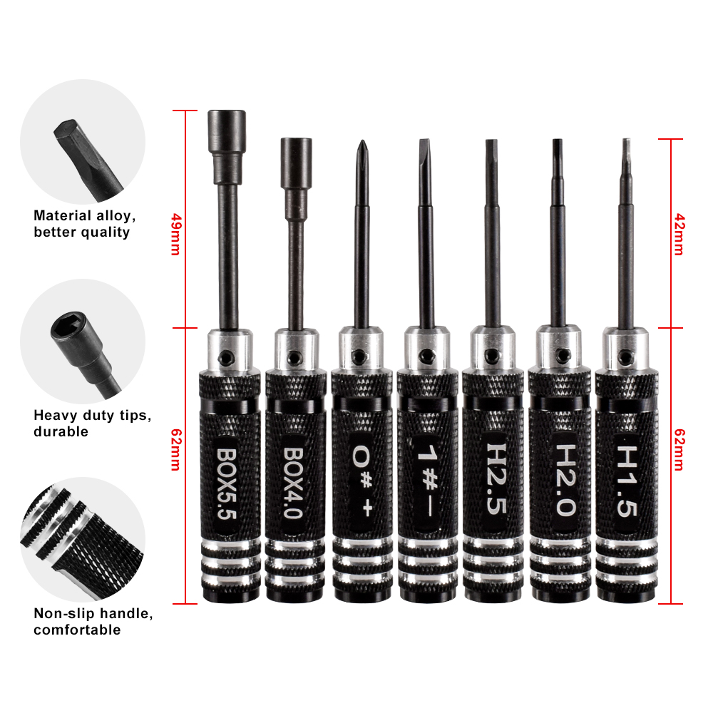 9IMOD RC Hex Driver Set Metal  - Rc Helicopter Tool Kit recension och pris