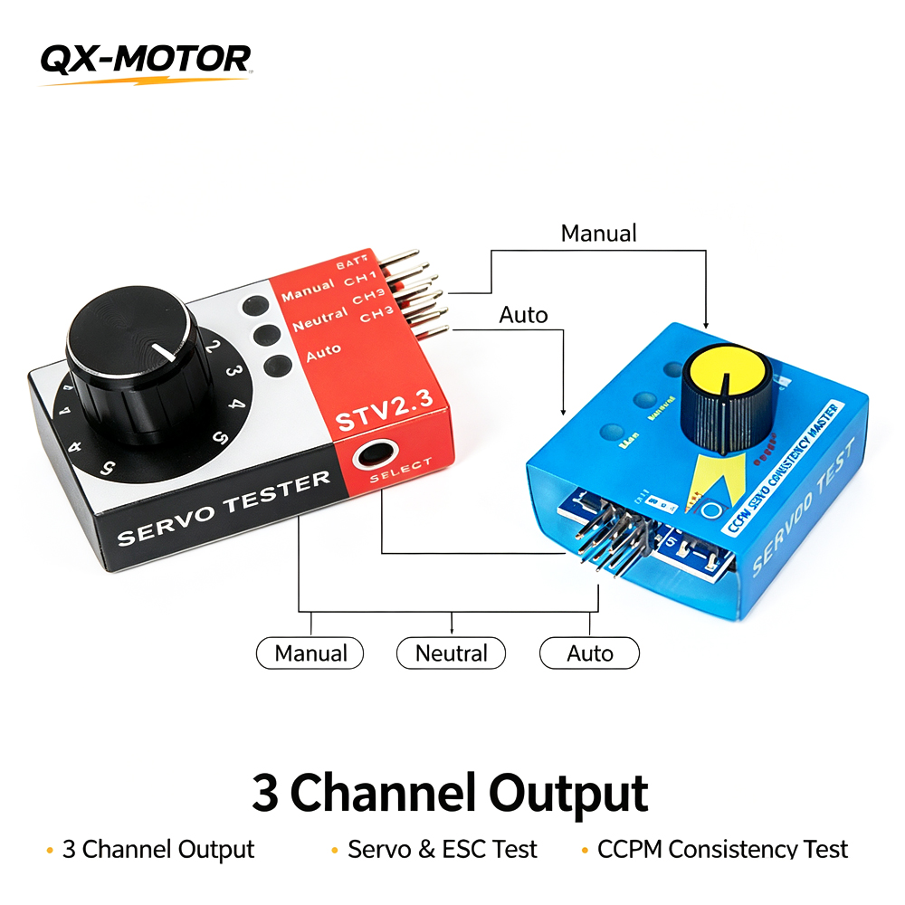 RC Servo Tester 3 Channel CCPM - Rc Helicopter Remote Control recension och pris
