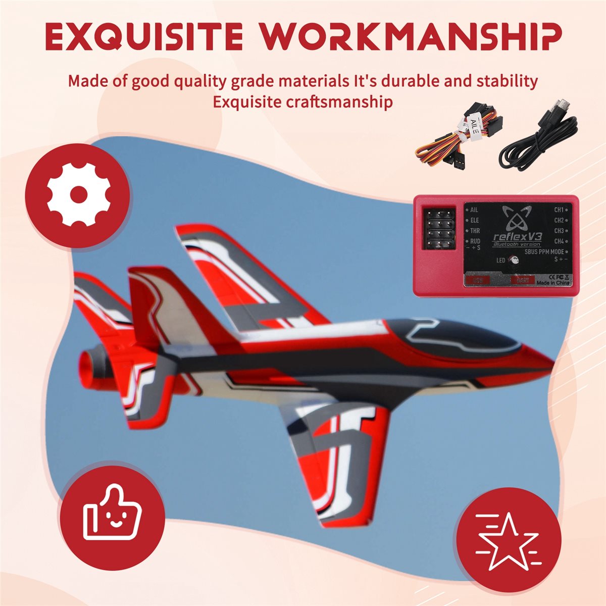 goodede For FMS Reflex V3 Flig - Rc Helicopter Gyro recension och pris